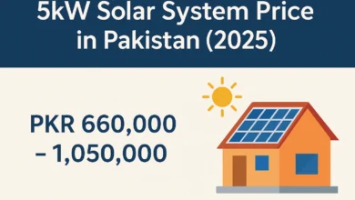 solar 5kW system price Pakistan 2025