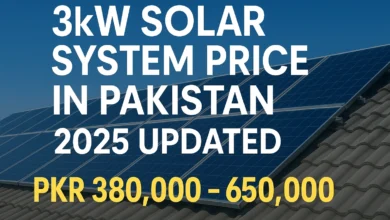 3kW solar system price in Pakistan