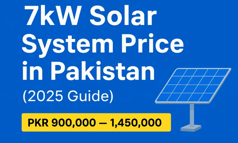 7kW Solar System Price in Pakistan (2026)